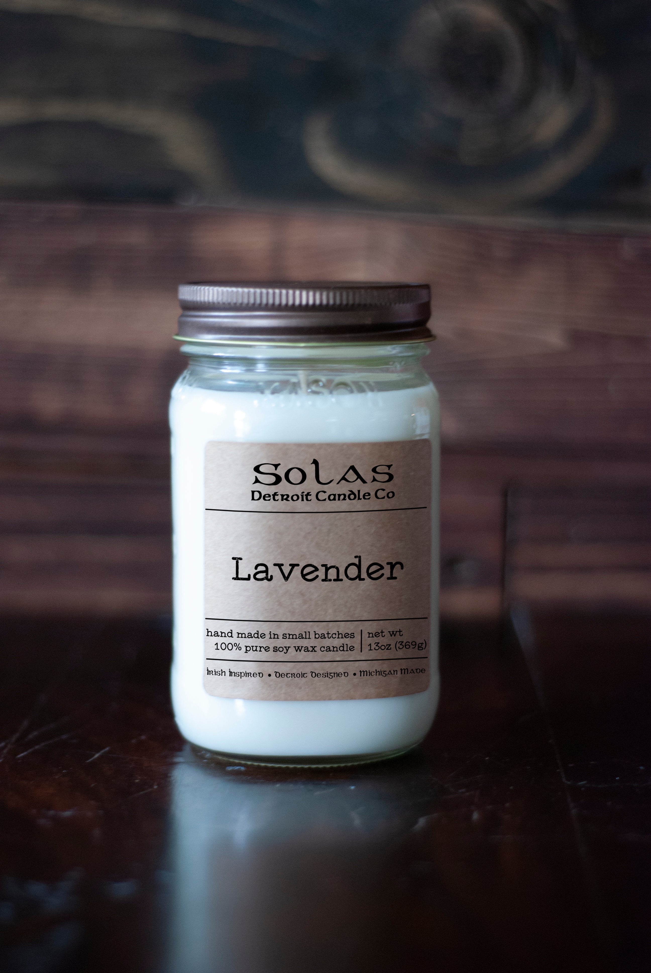 Lavender Mason Jar