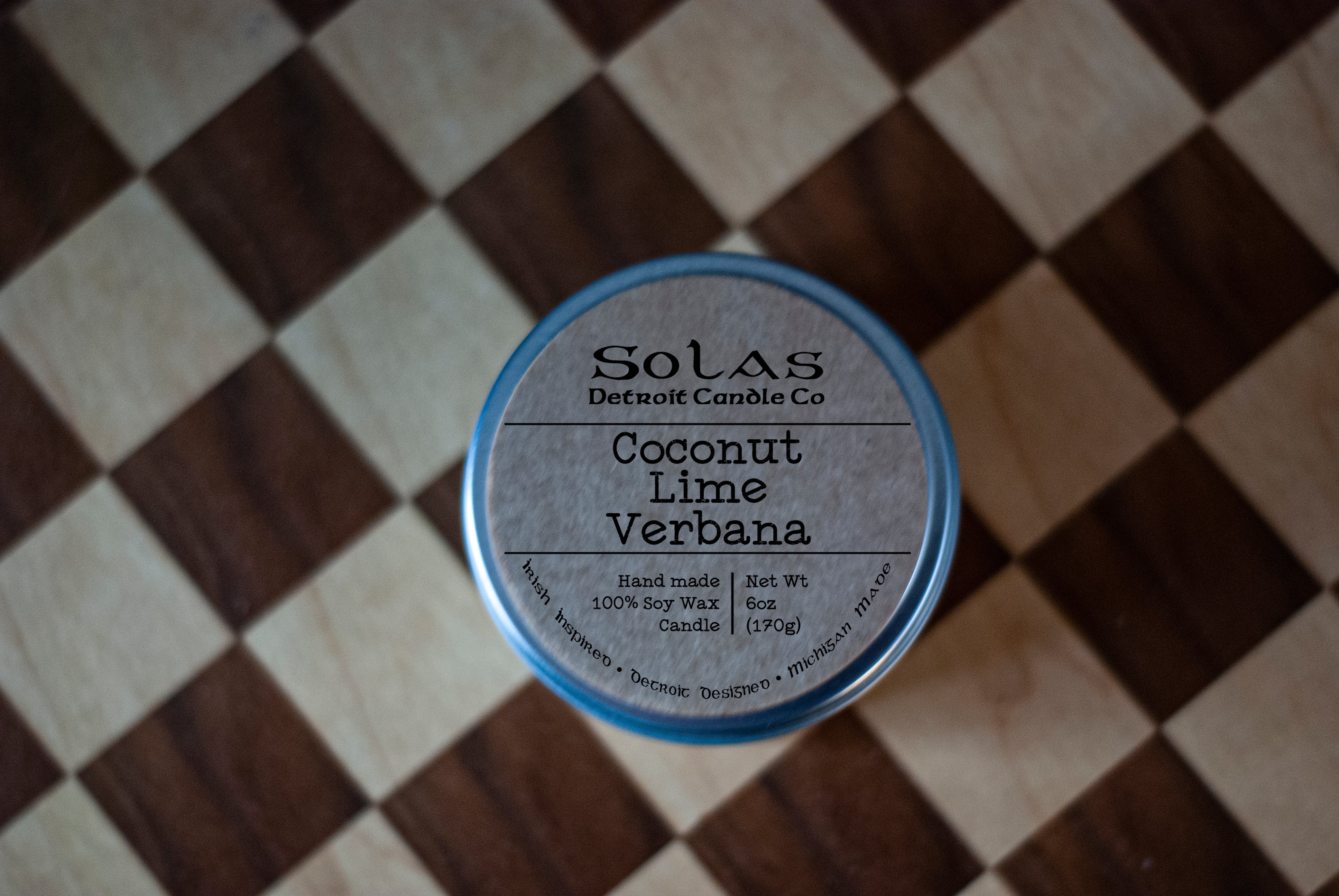 Coconut Lime Verbana Tin